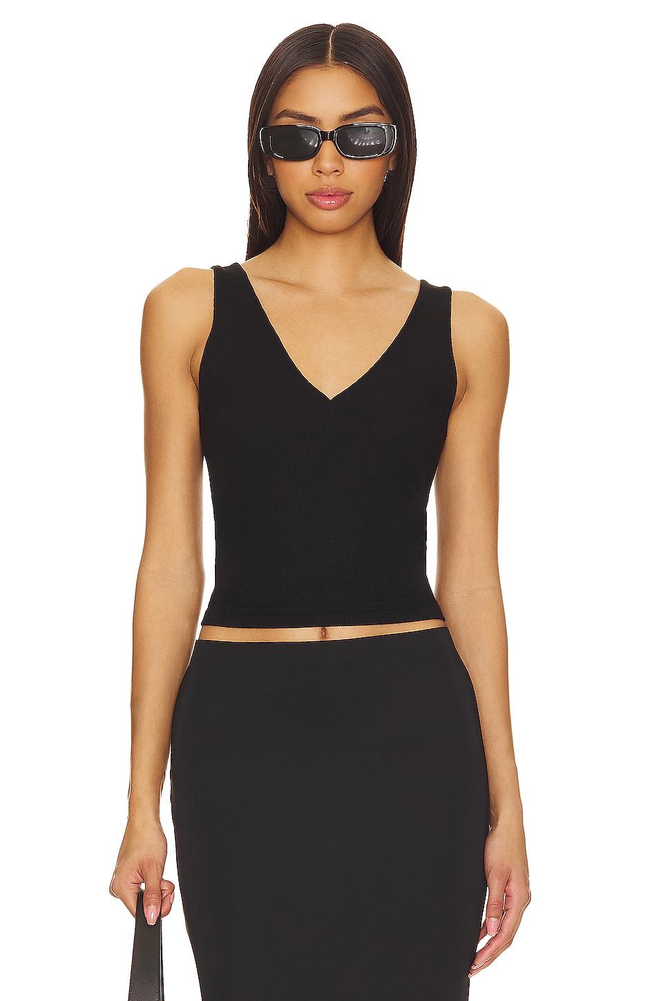 lily deep v rib tank