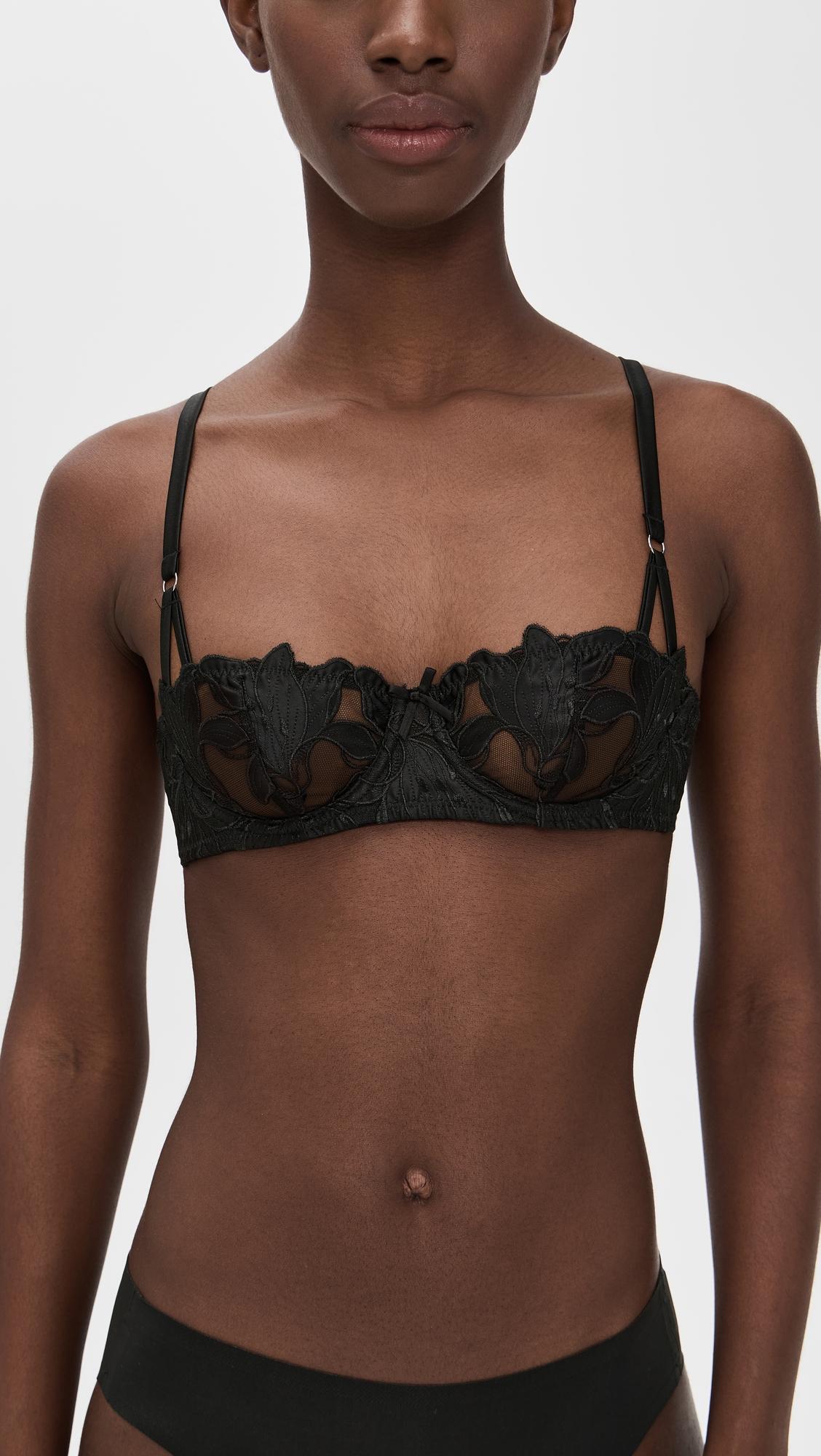 lily embroidery balconette bra