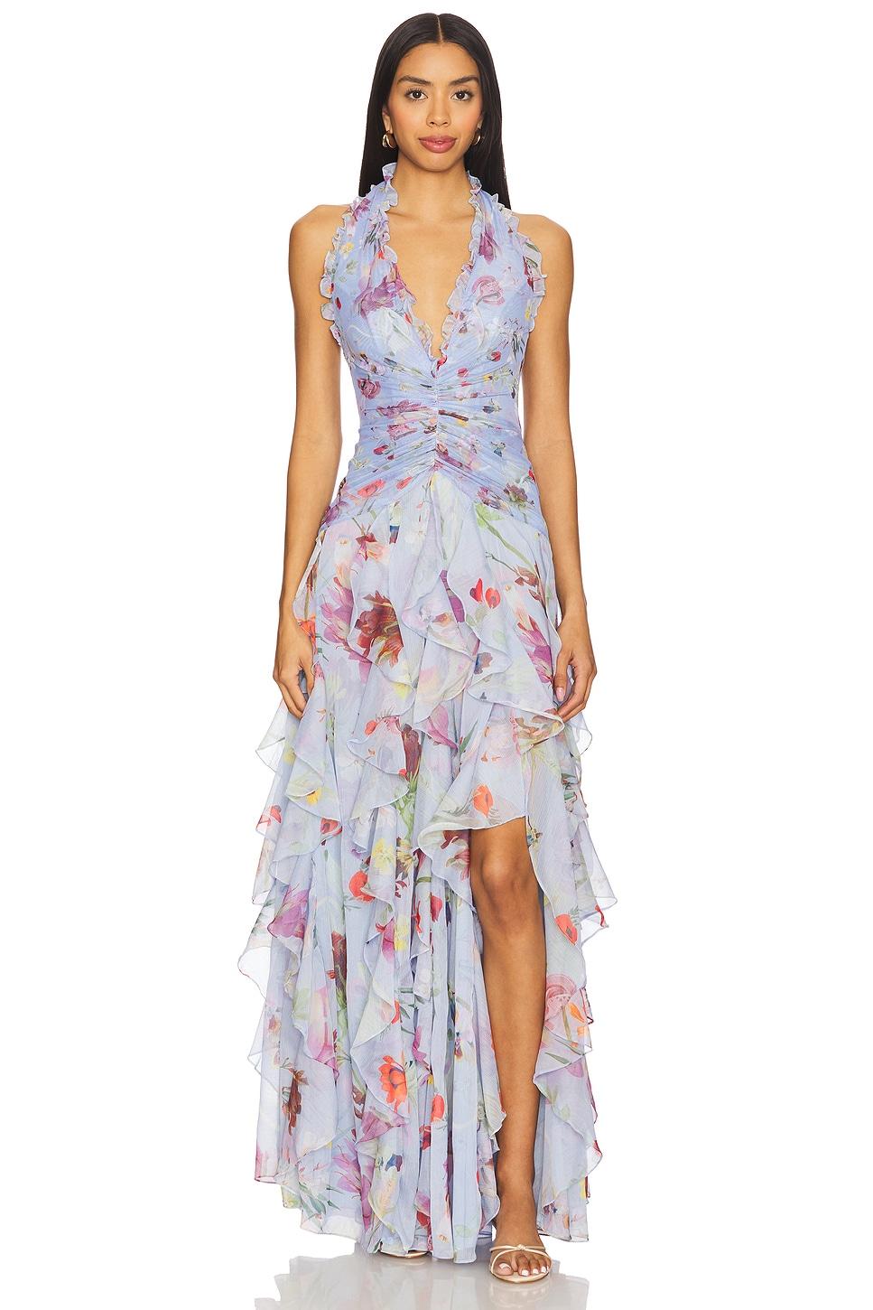 lily flower flutter gown