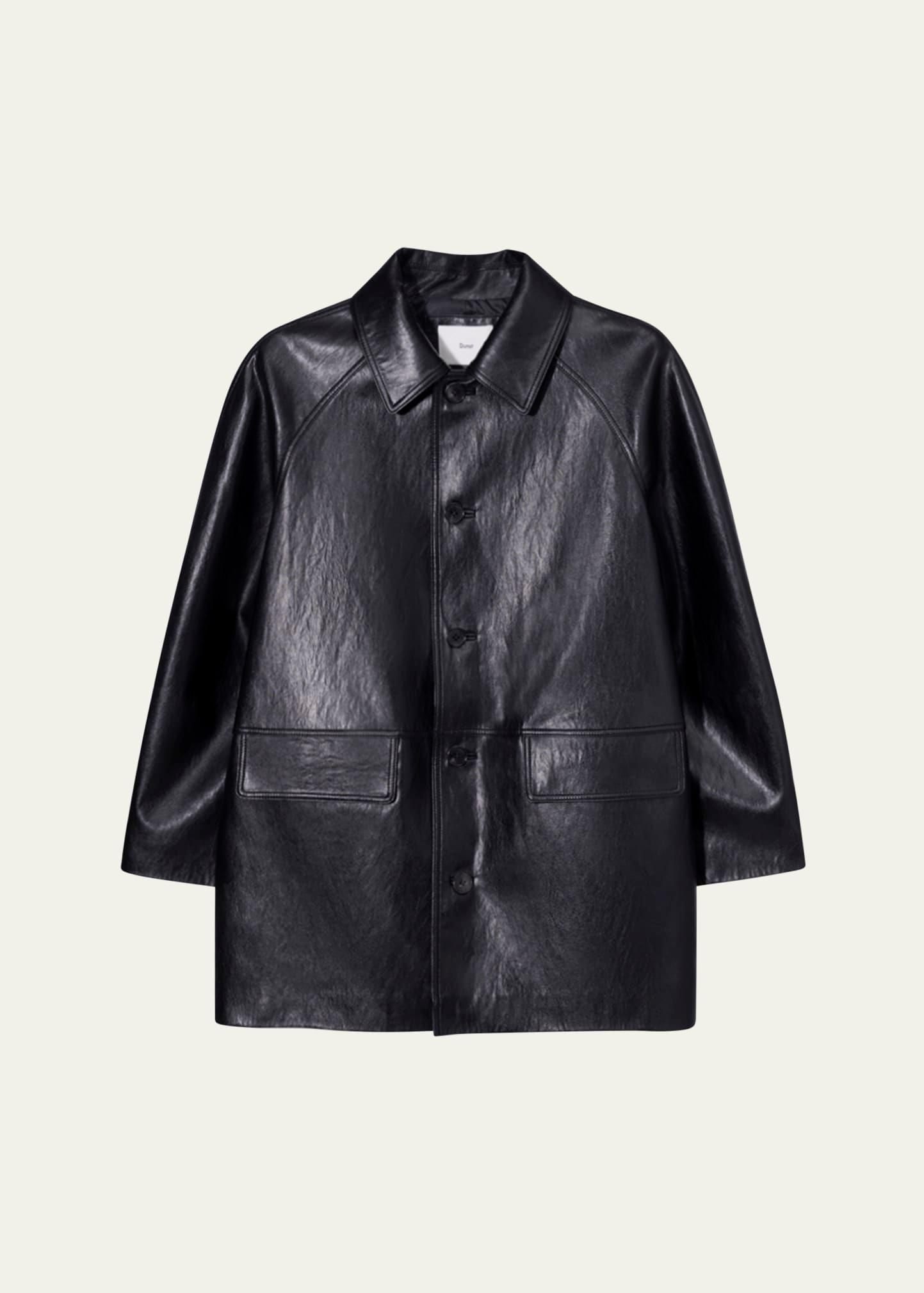 lily unisex vegan leather jacket