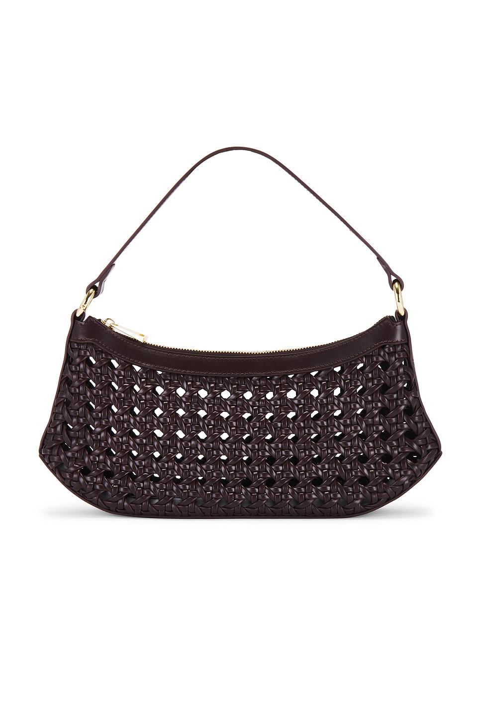 lily woven shoulder bag