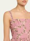 lima wisteria tiered mini dress