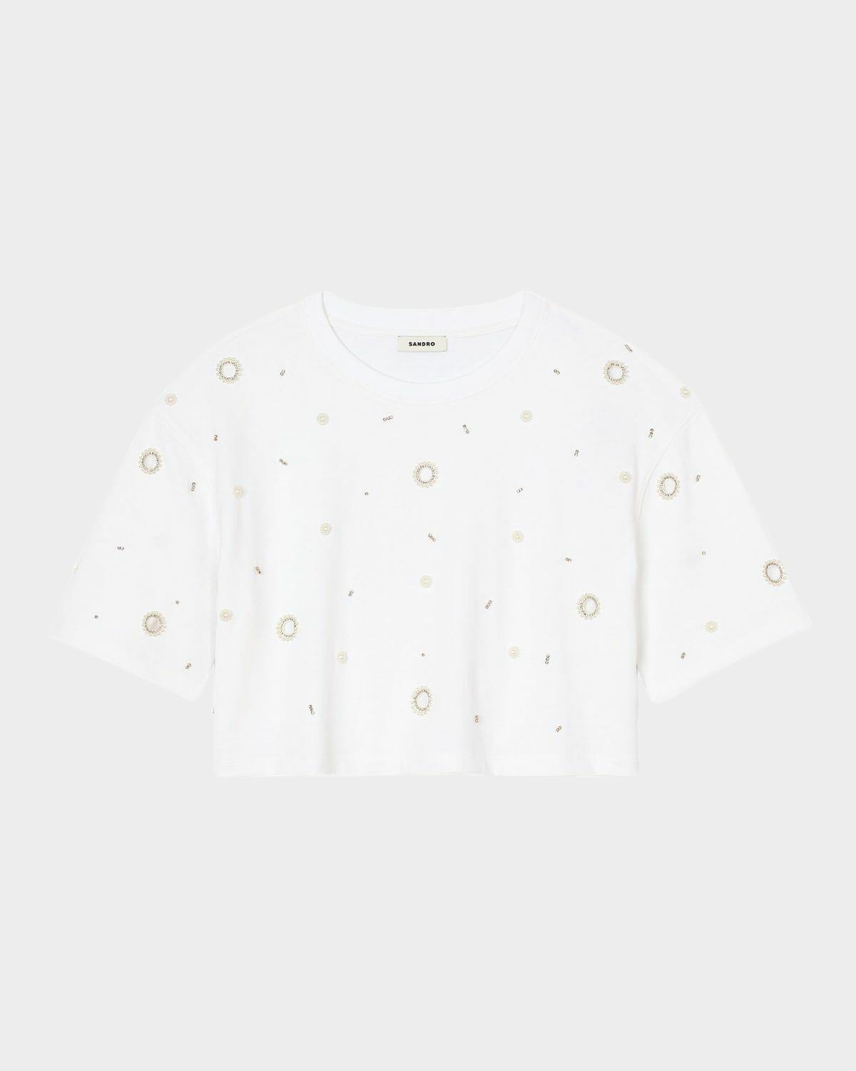 limonade embellished cropped t-shirt