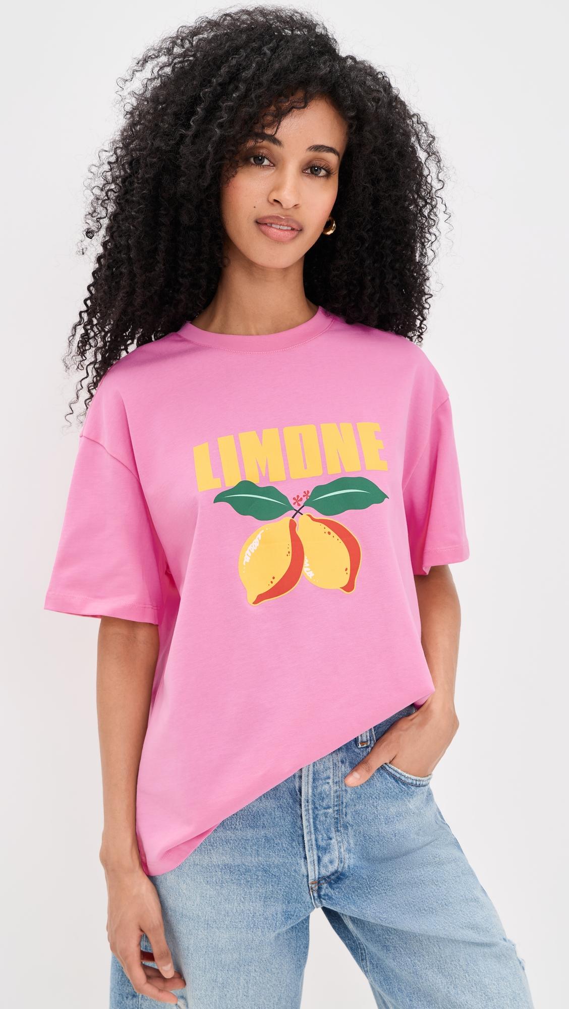 limone printed tee