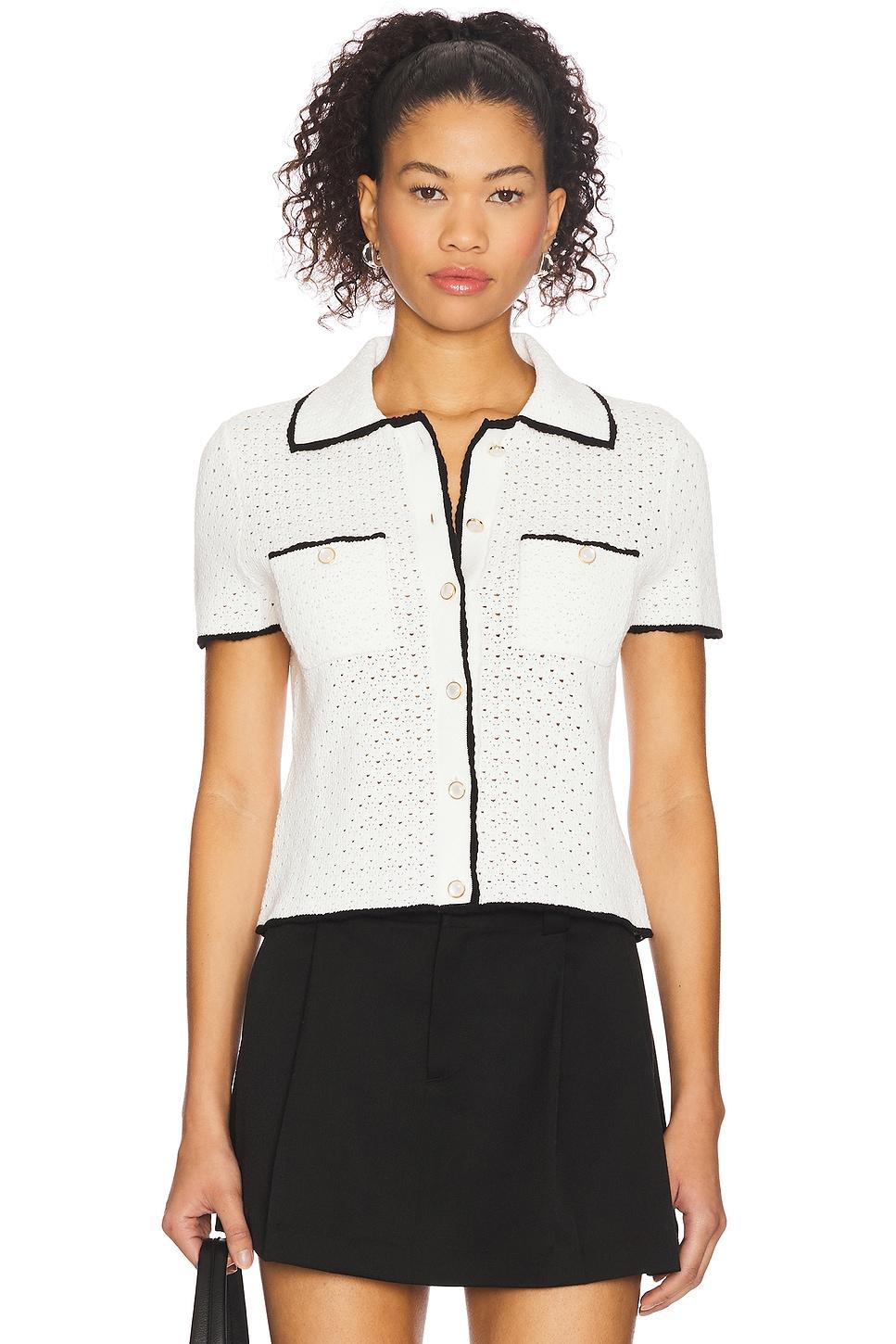 lin pointelle top