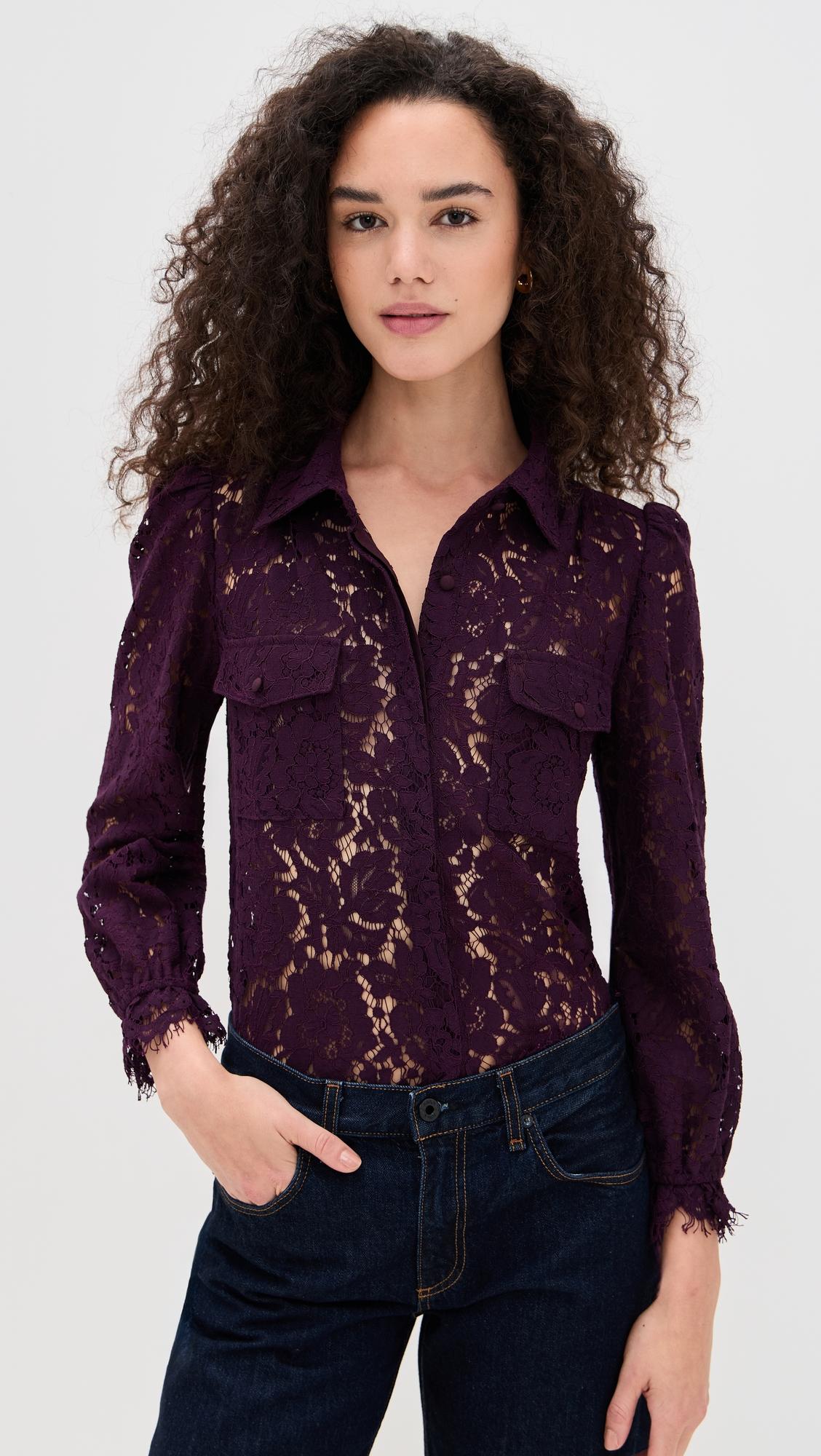 lina lace shirt