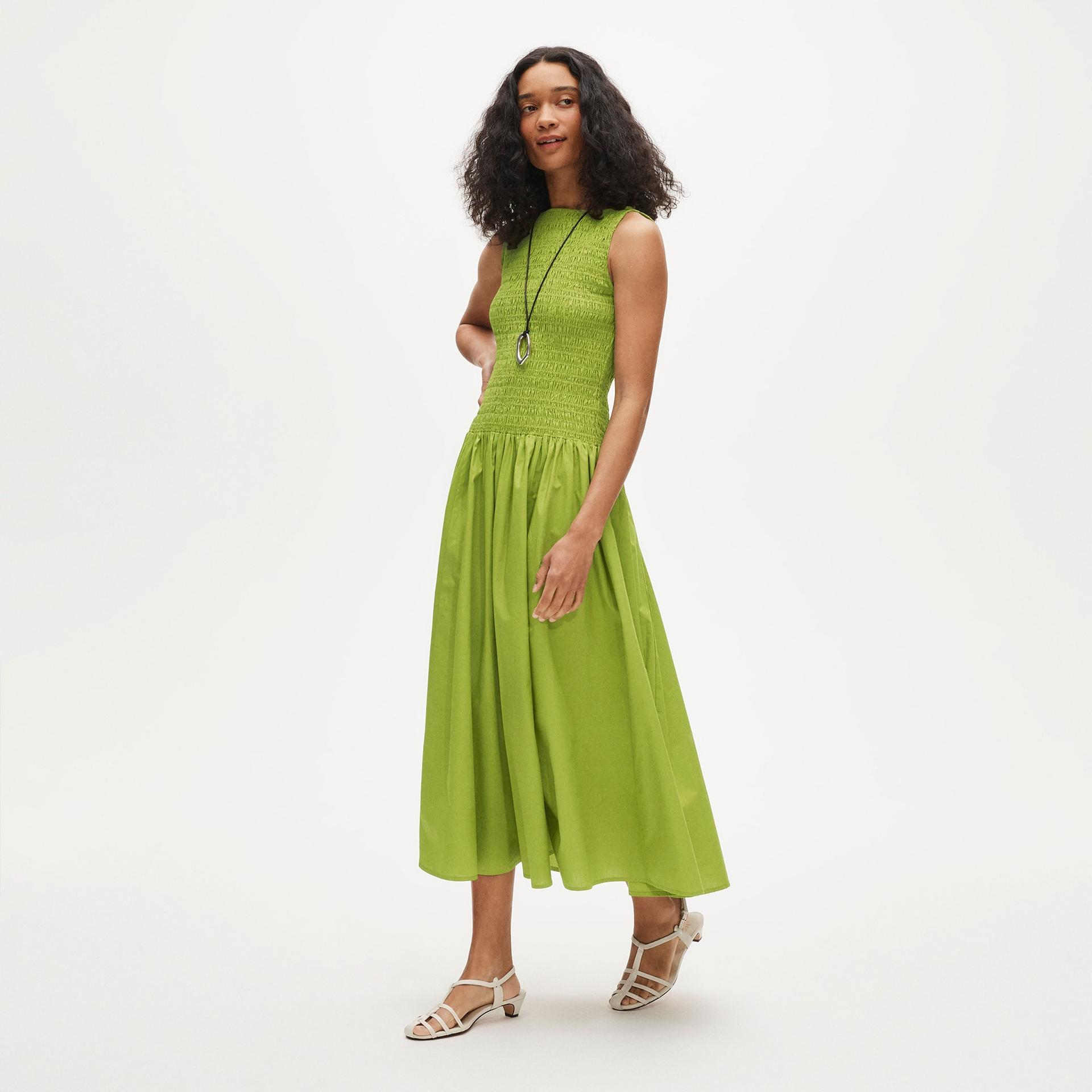 lina midi dress in stripe