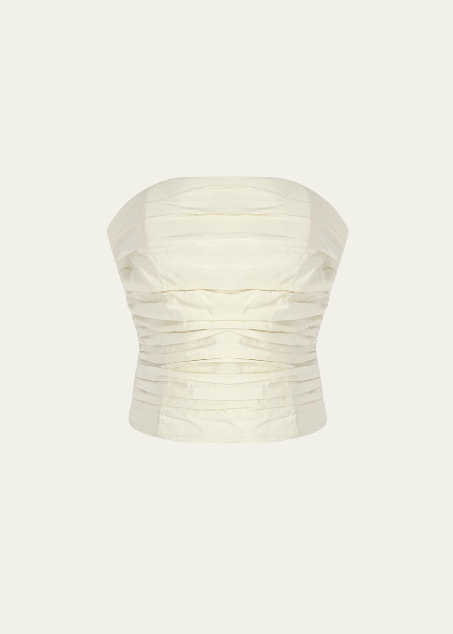 lina strapless ruched top