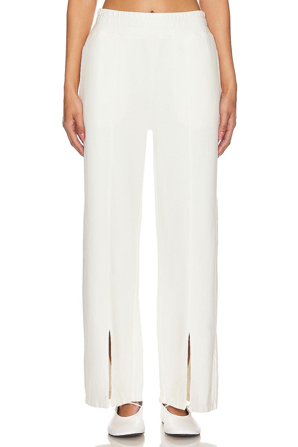 lincoln front slit knit pant