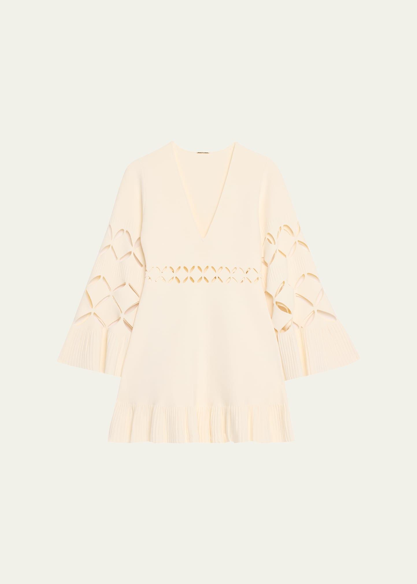 linden long-sleeve cut-out dress