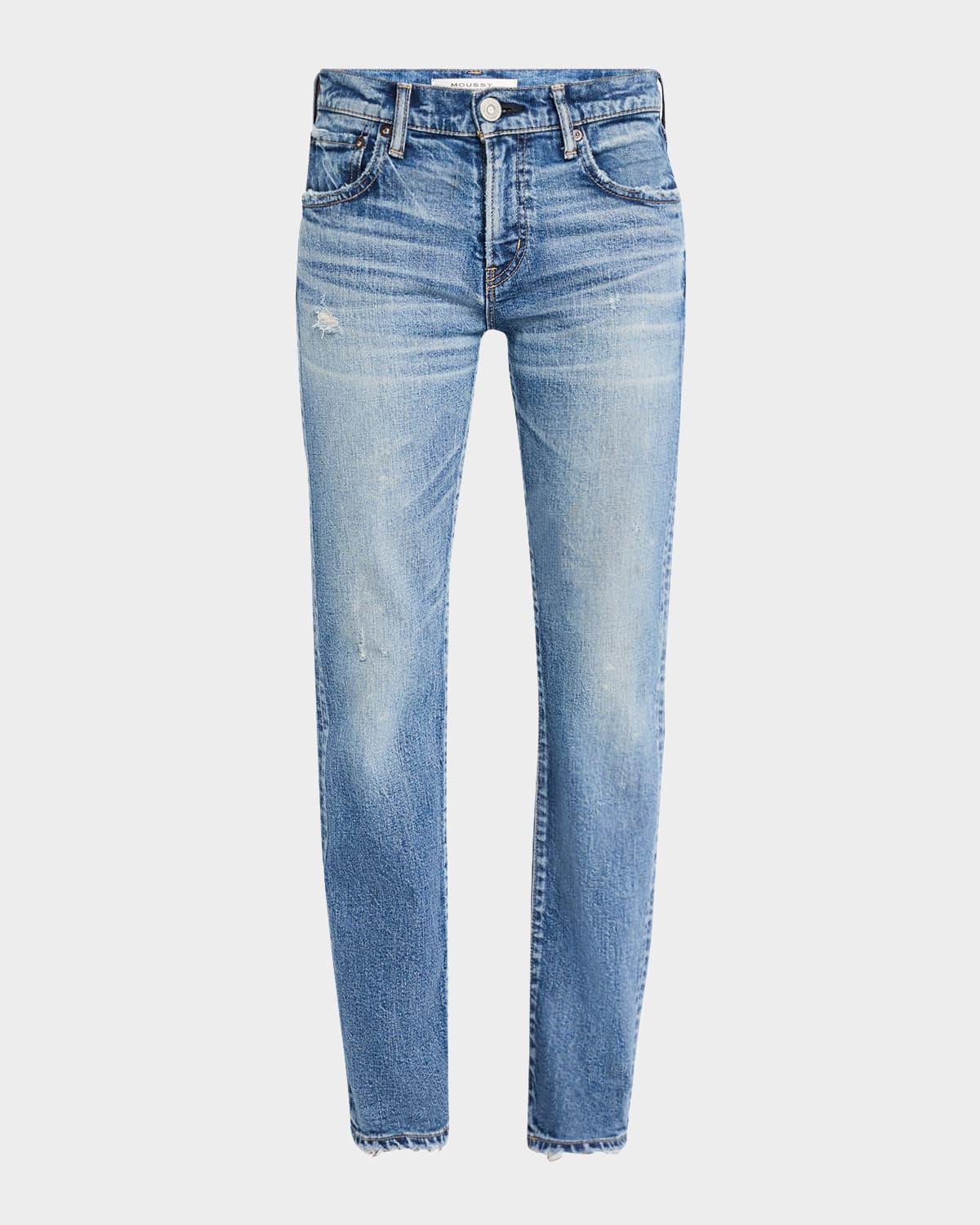 linden slim straight jeans