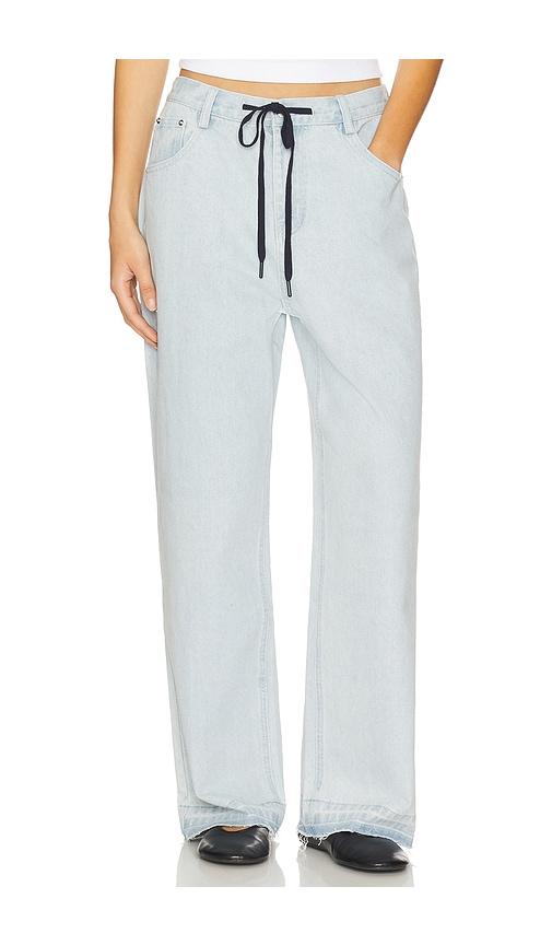 line & dot elowen pant in blue.