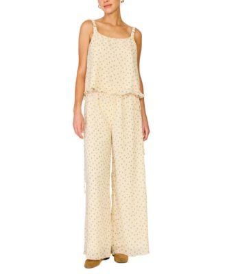 line dot womens lilou sleeveless scoop neck top pull on pants