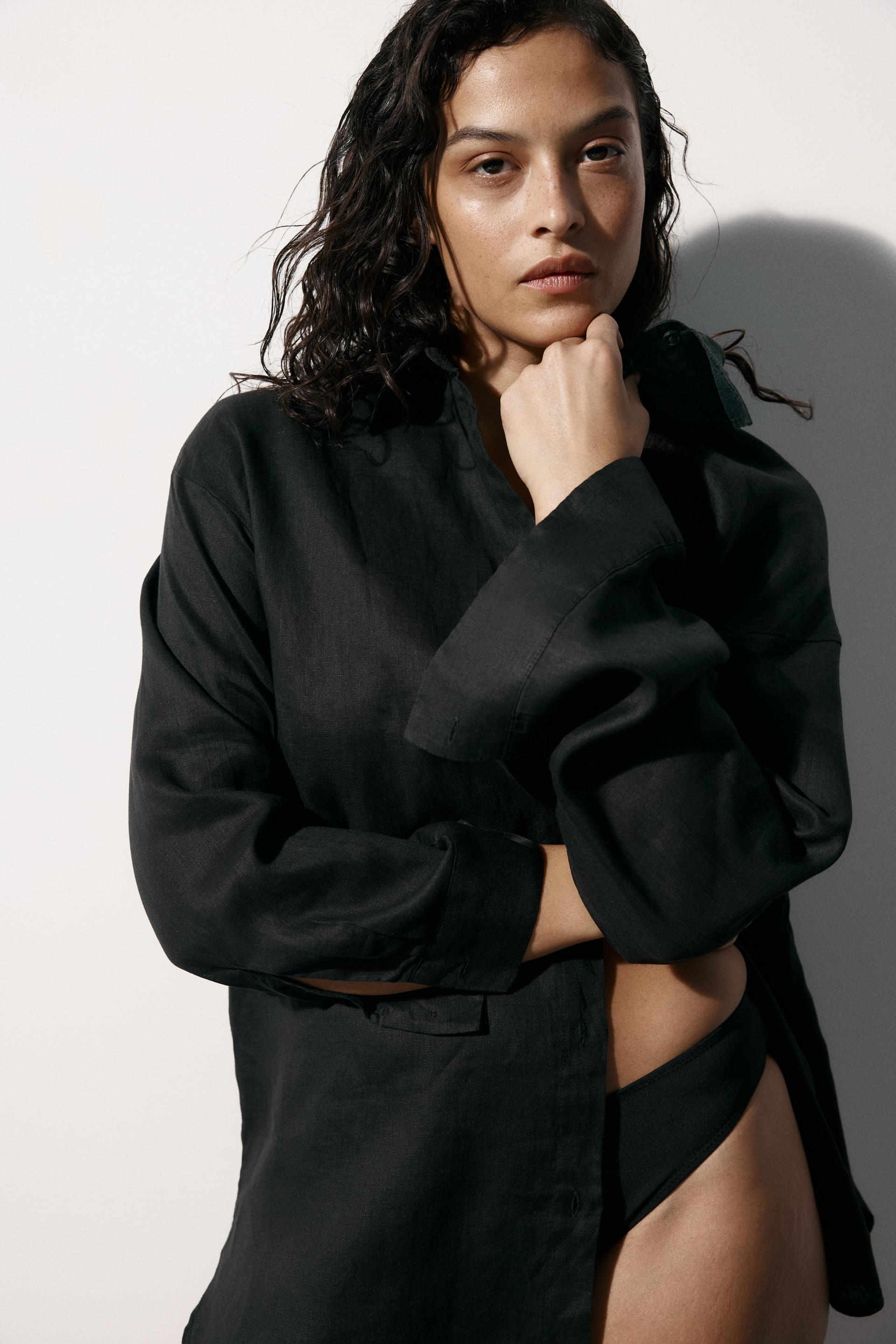 linen beach shirt