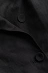 linen-blend halterneck jacket dress