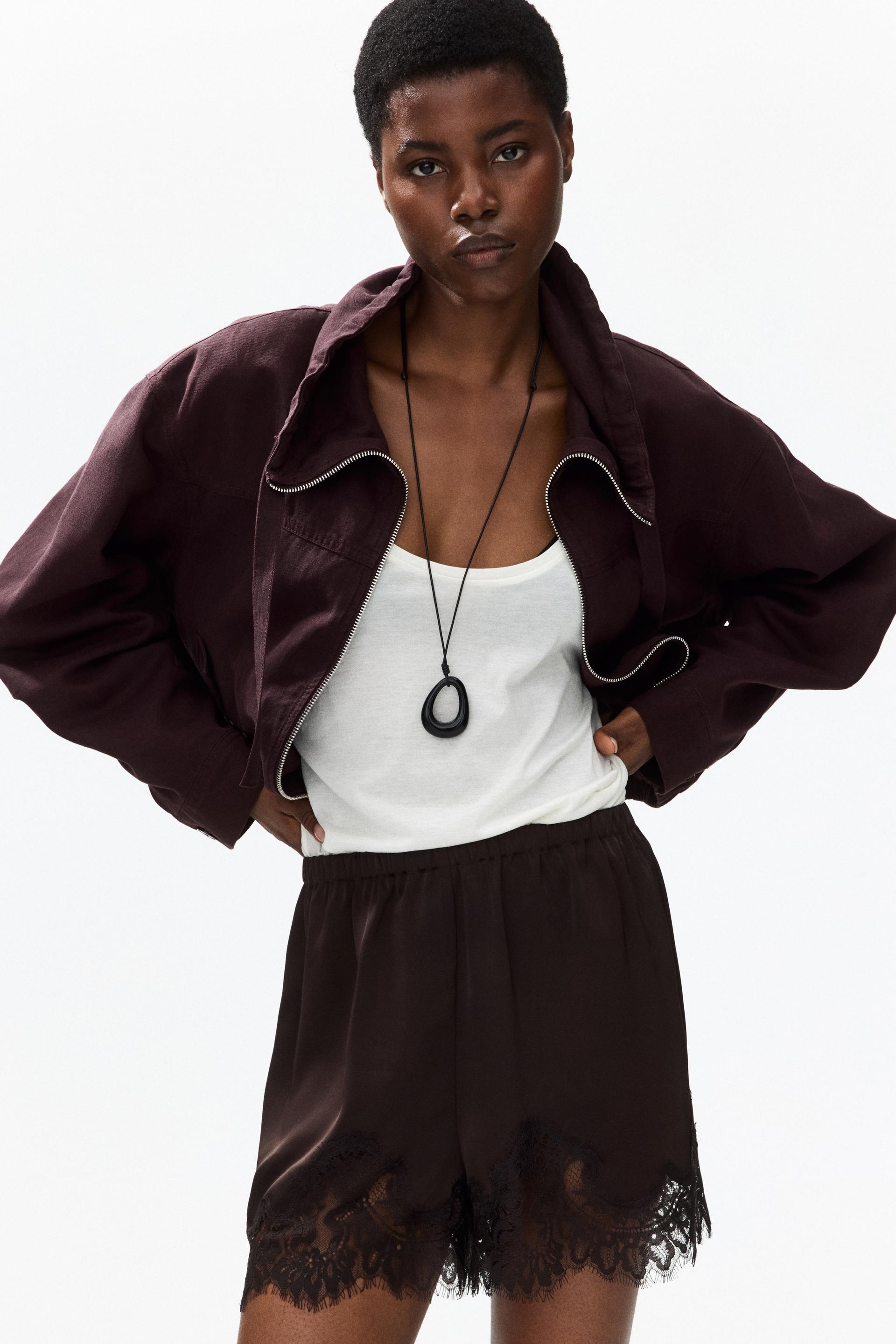 linen-blend jacket