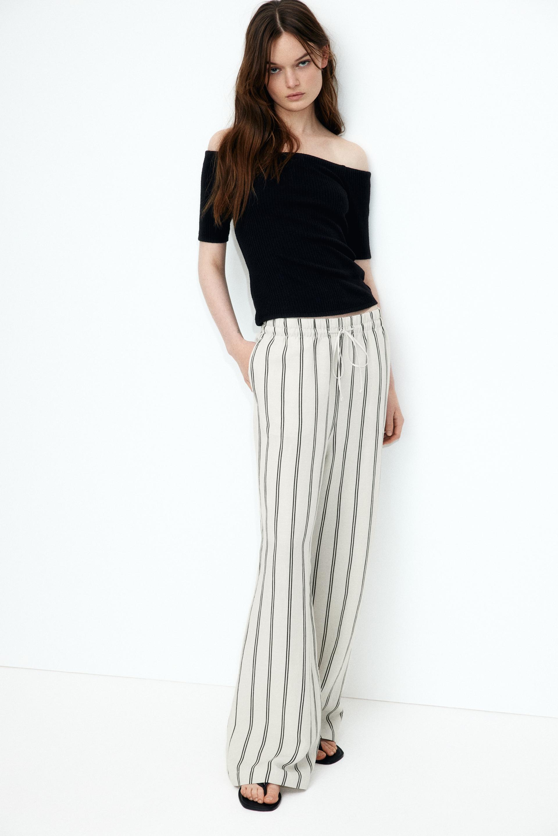 linen-blend pants