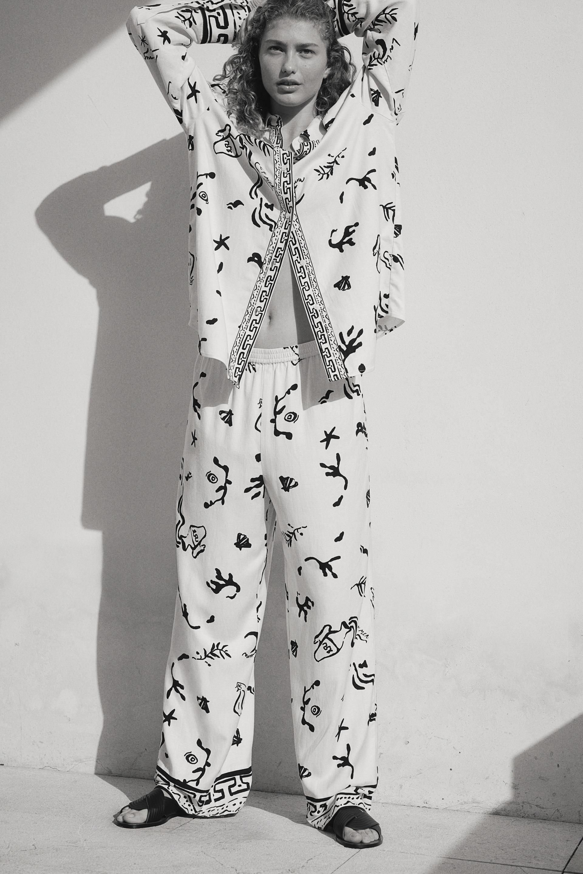 linen-blend pants