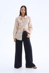 linen-blend shirt