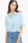linen-blend shirt