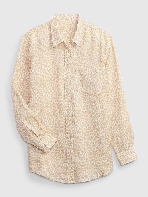 linen boyfriend shirt