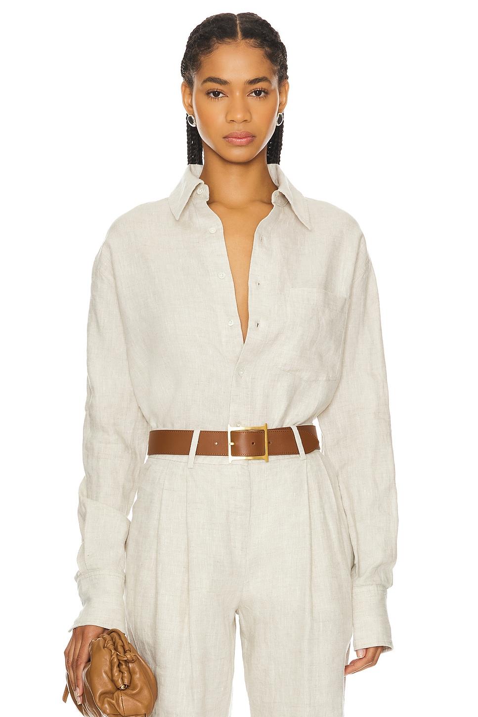 linen boyfriend shirt