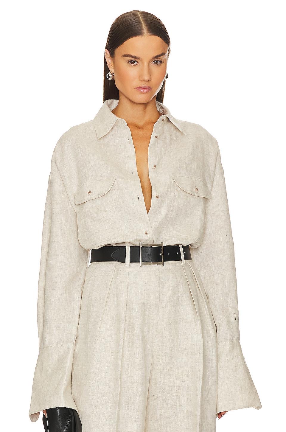 linen button down shirt
