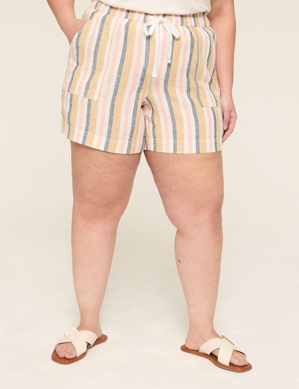 linen pull-on short