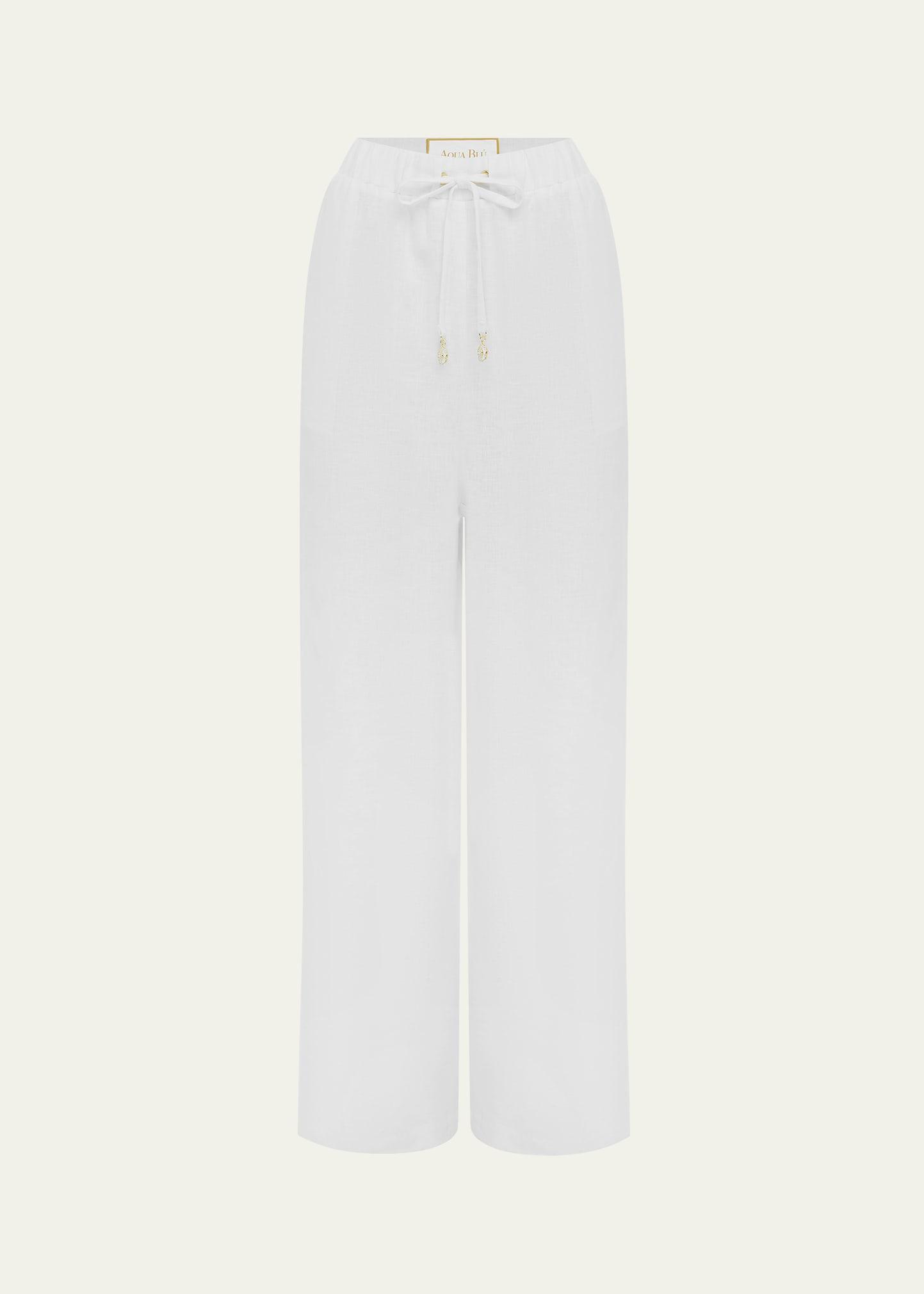 linen resort pants