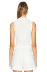 linen rib polo tank