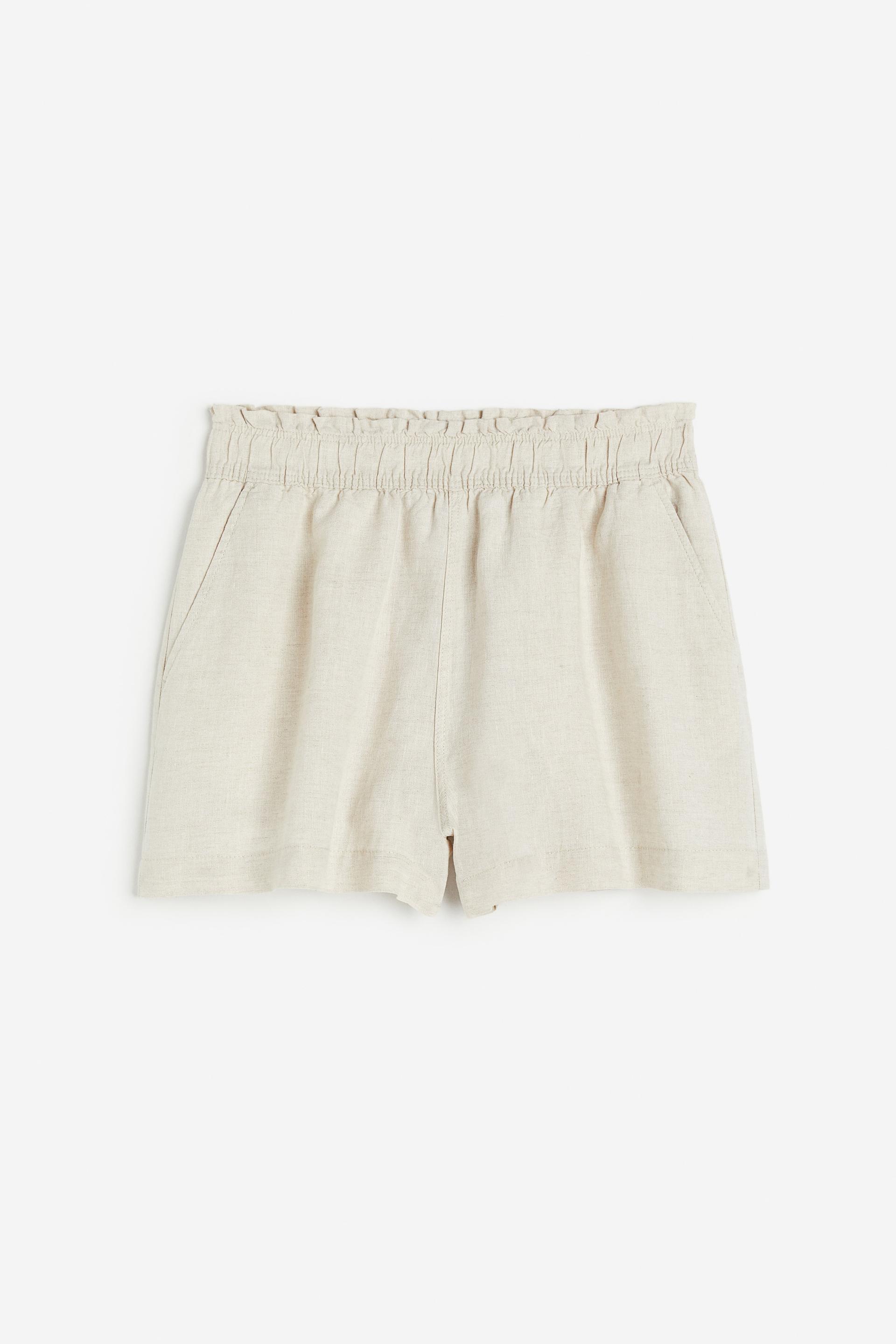 linen shorts