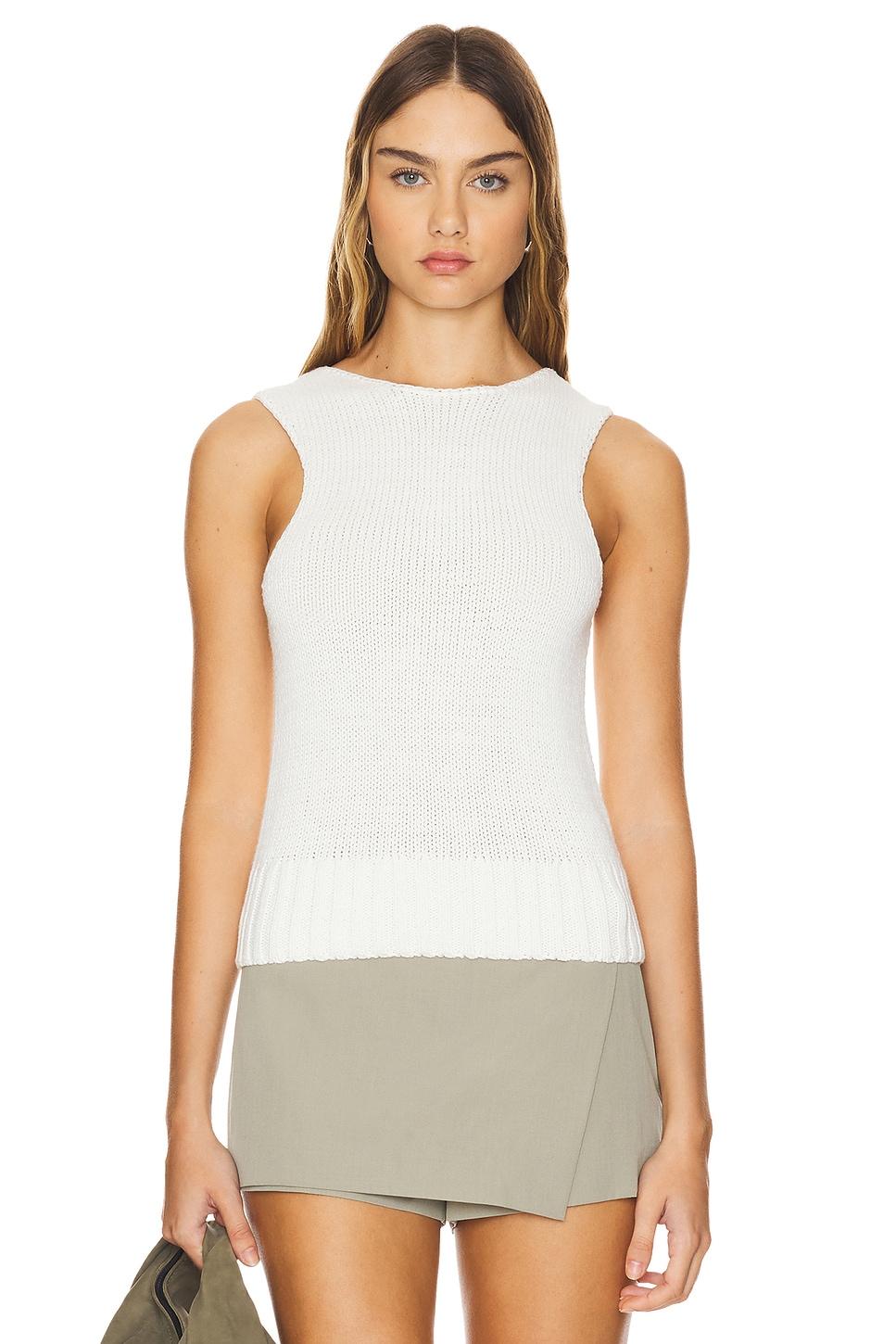 linen silk blend tank