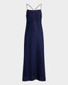 linen sleeveless a-line dress