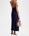 linen sleeveless a-line dress