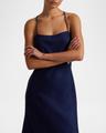 linen sleeveless a-line dress