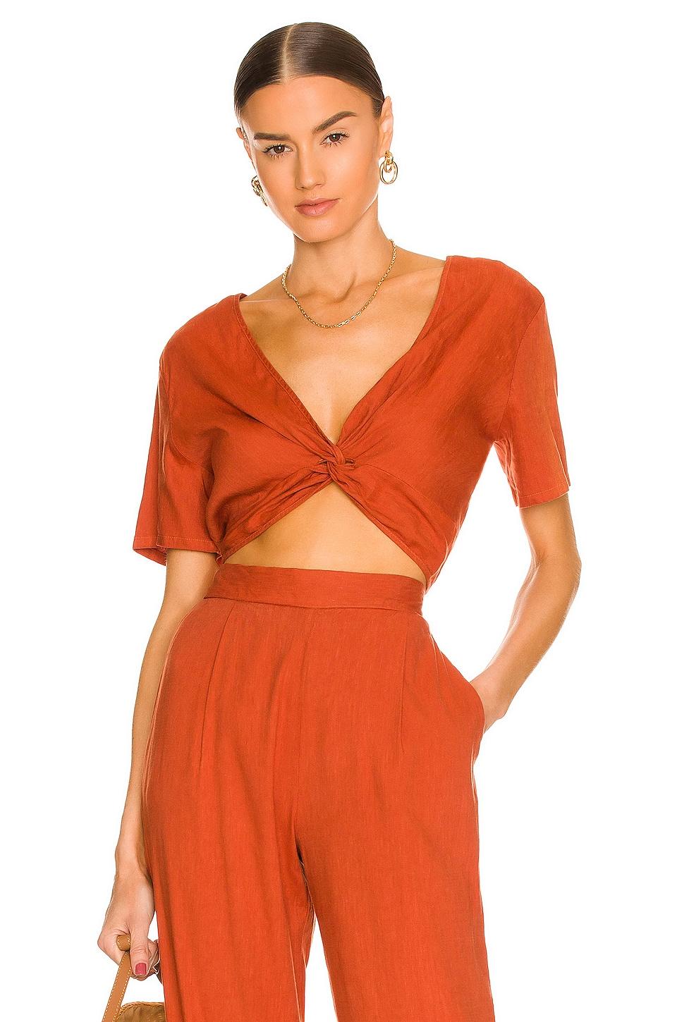 linen twist top