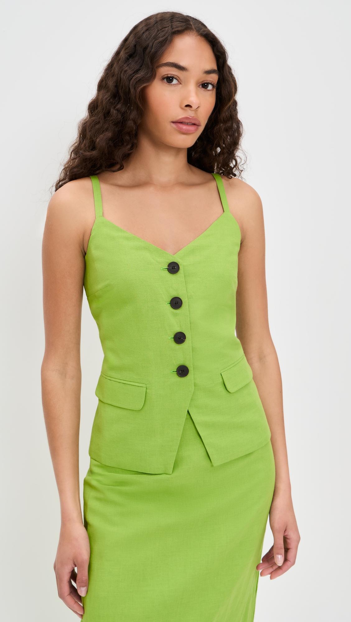 linen waistcoat top