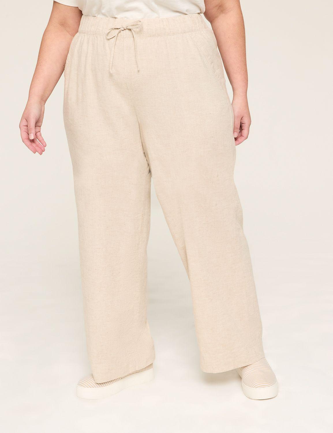 linen wide leg pant - new sandal length