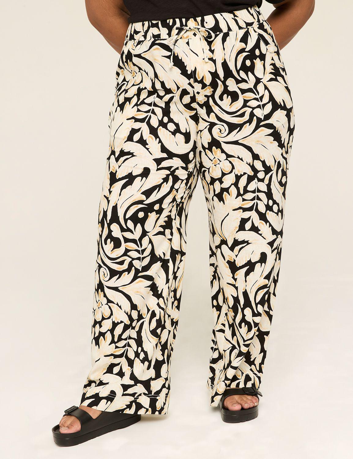 linen wide leg pant - new sandal length