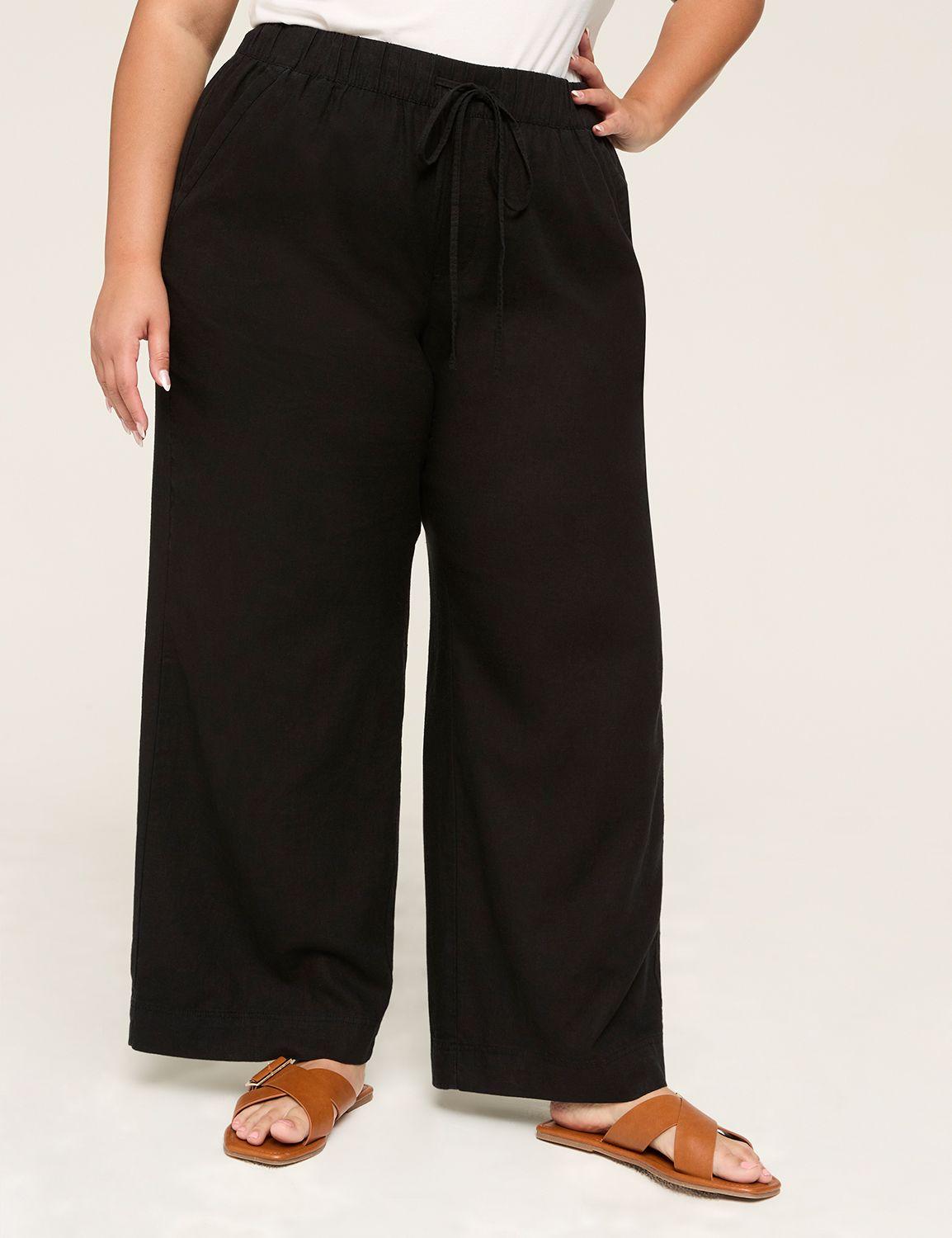 linen wide leg pant - new sandal length