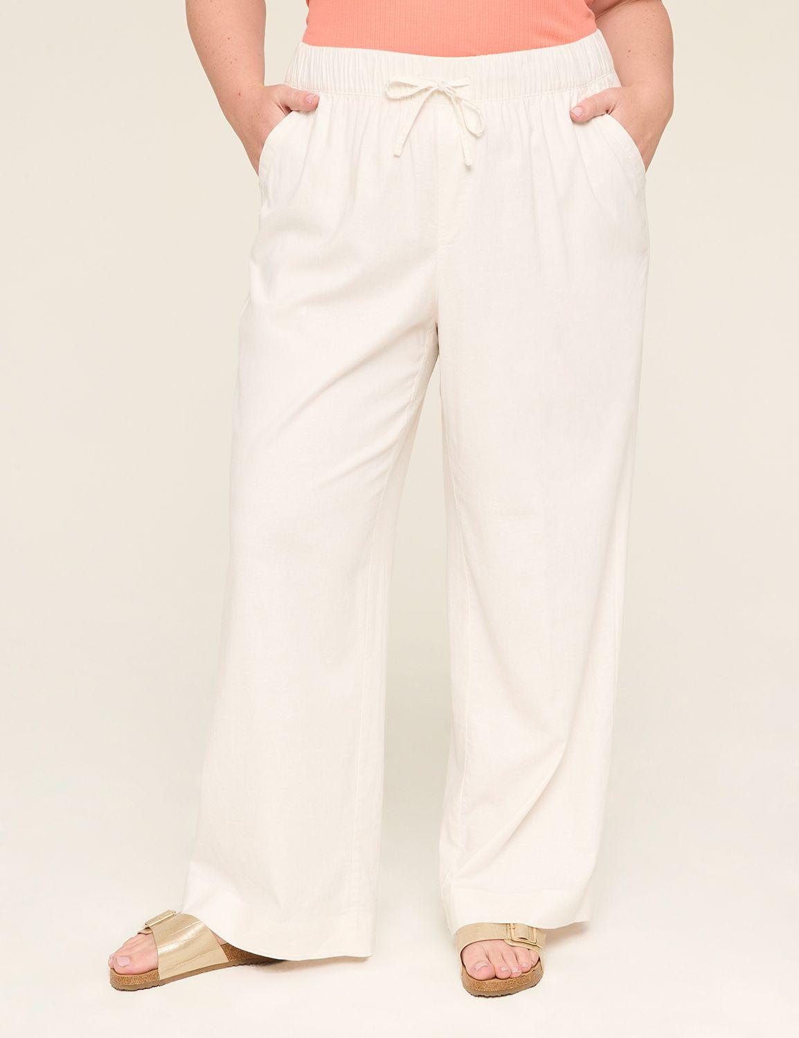 linen wide leg pant - new sandal length
