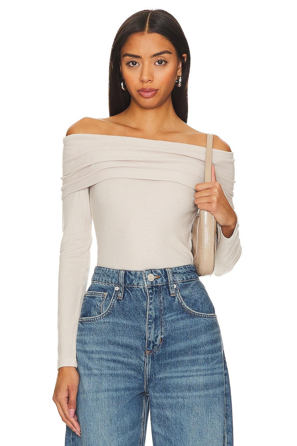 linnea brushed rib top