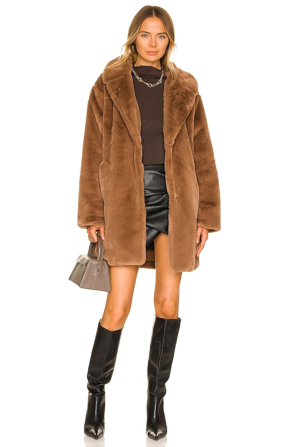 linnea faux fur jacket