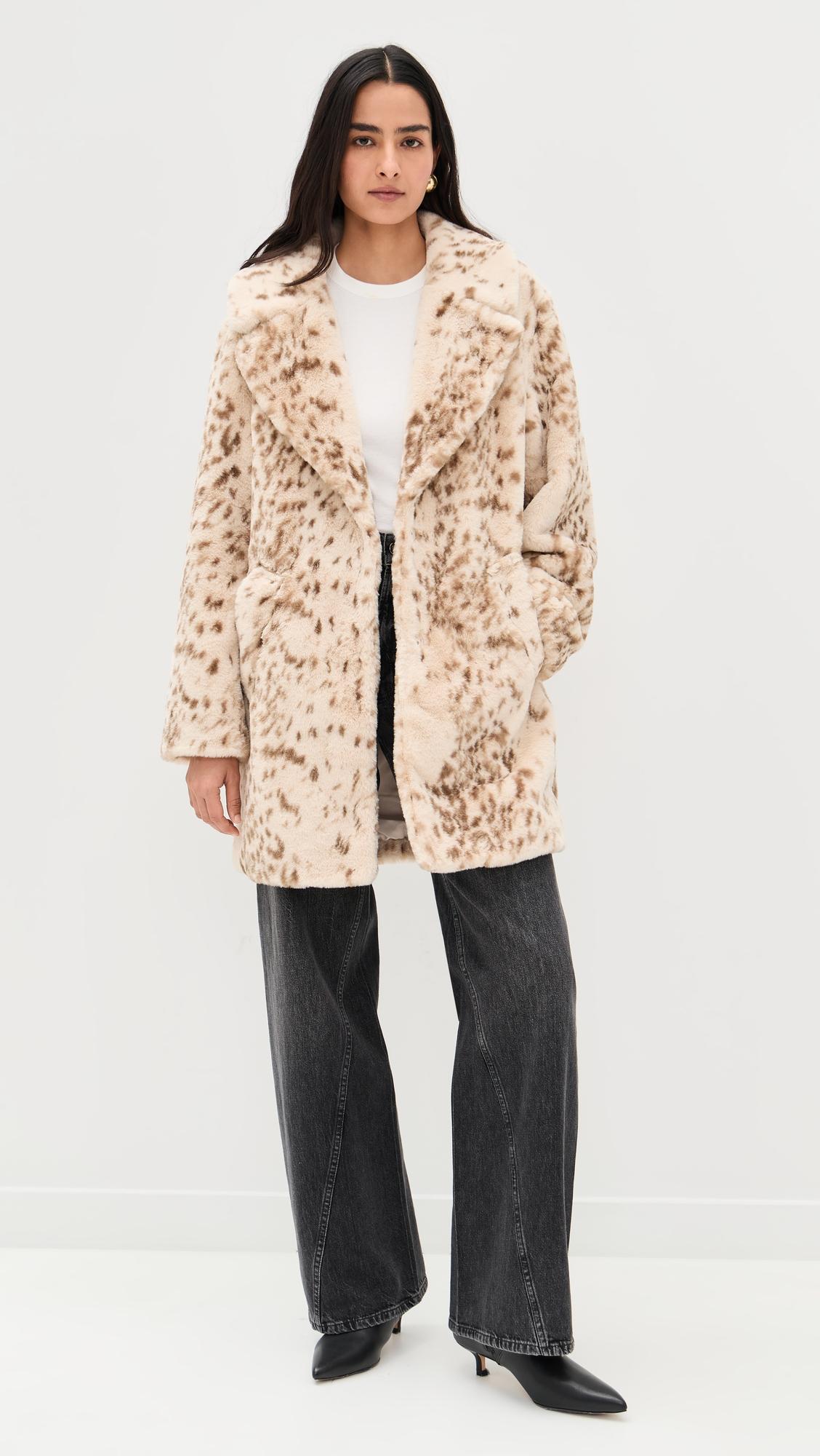 linnea leopard coat