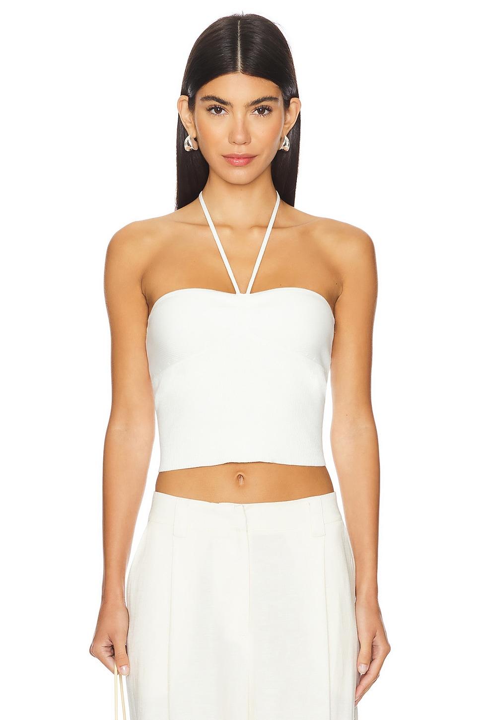 linnie ruched halter top