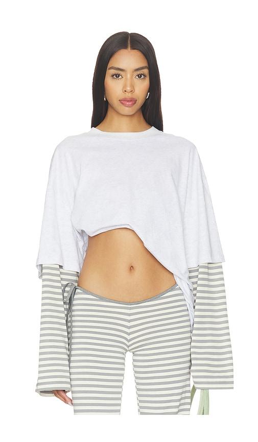lioness bottega shirt in grey.