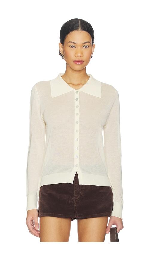 lioness chalet long sleeve top in yellow.