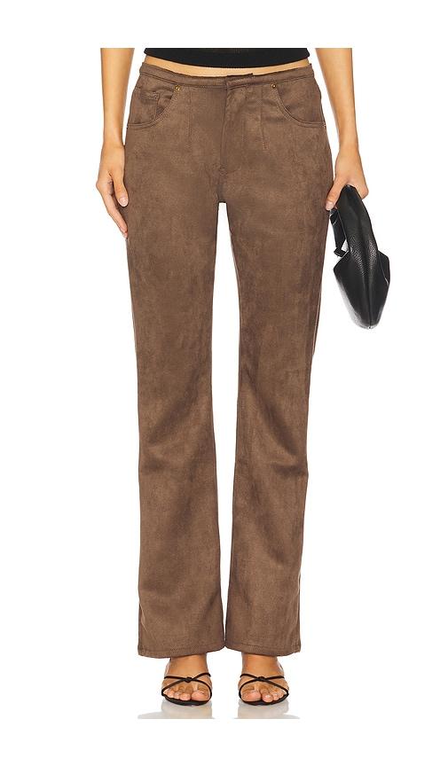 lioness charismatic pant in brown.