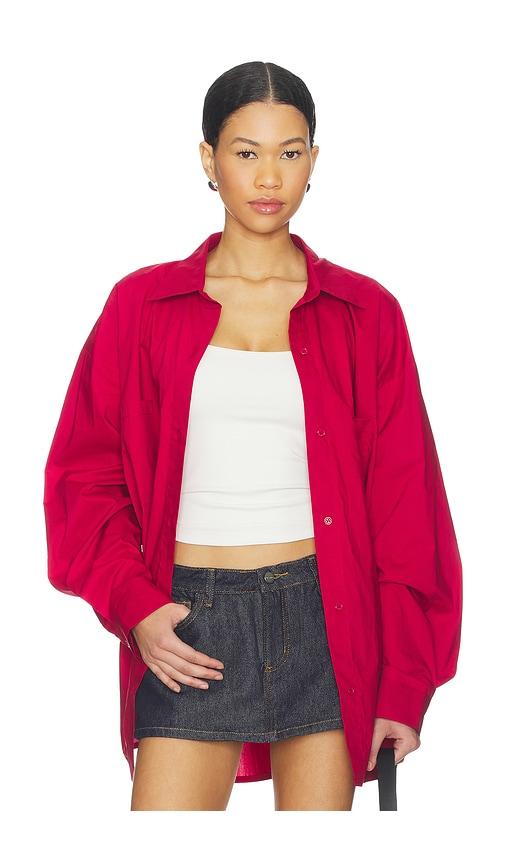 lioness clarity shirt in red.