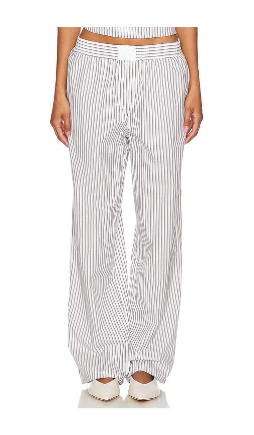 lioness cobain pant in white.